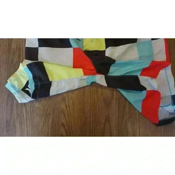 Hurley Mens Multi-Color Plaid Board Shorts Size 33 - Picture 10 of 16